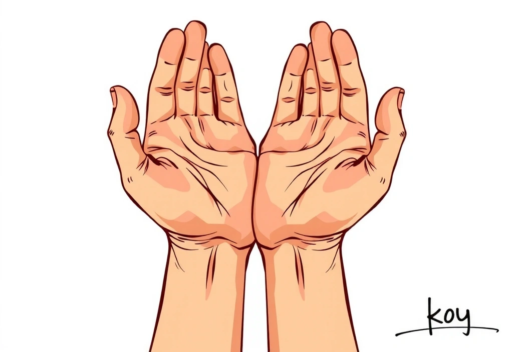 Illustration de deux mains ne tenant rien, symbolisant l'indépendance et l'absence de liens commerciaux.